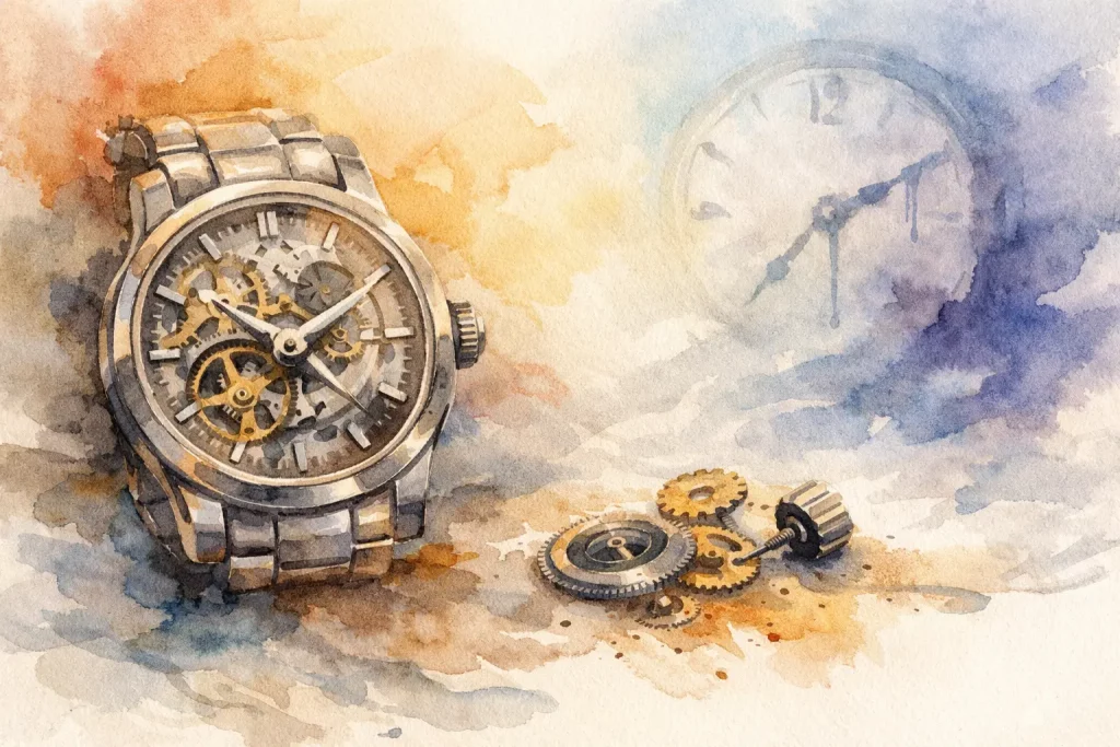 Waarom stopt een automatisch horloge?