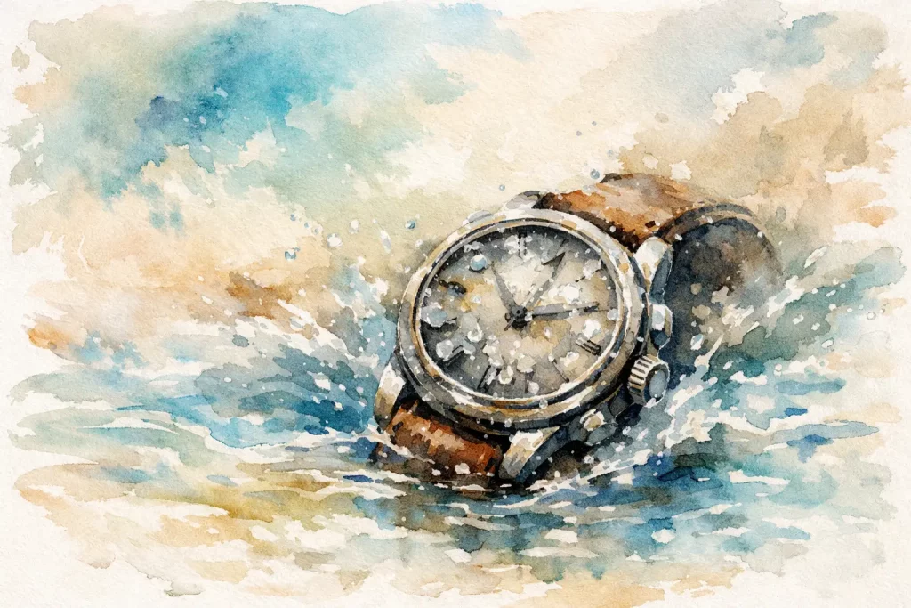 wat te doen bij horloge waterschade