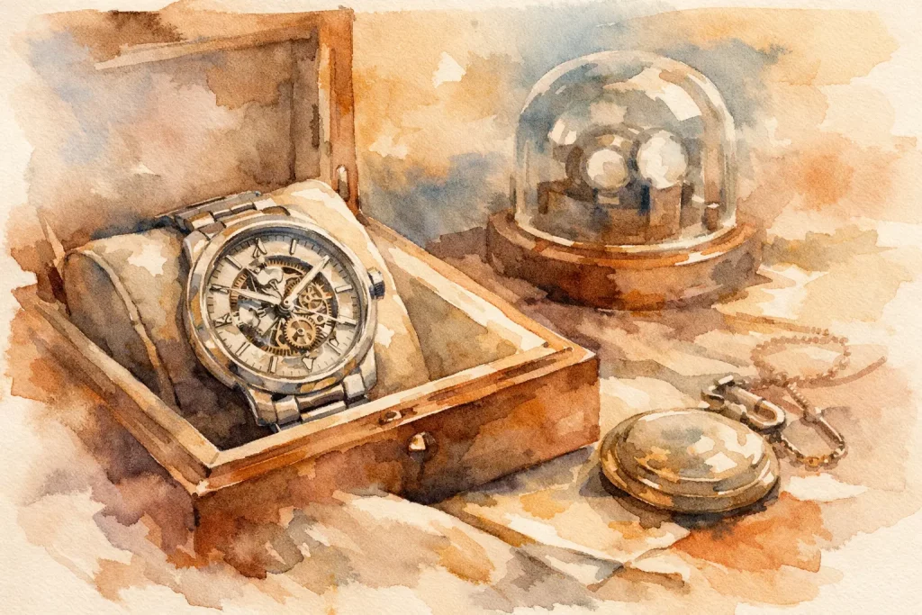 gids mechanisch horloge bewaren