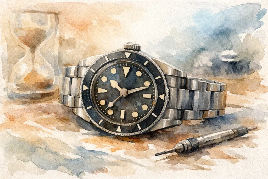 Wanneer plant u onderhoud voor uw tudor horloge?