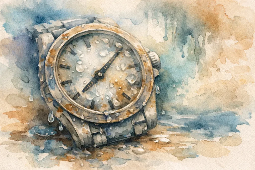 5 tekenen van vochtschade aan uw horloge