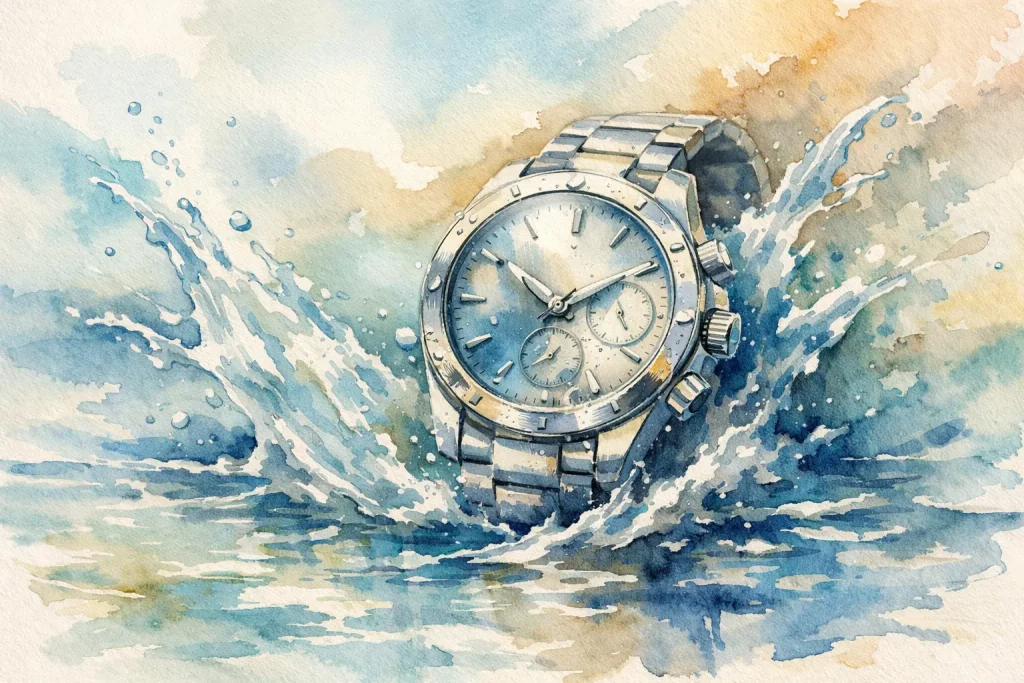Hoe voorkom je waterschade aan je horloge?
