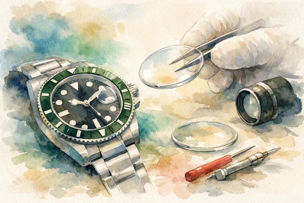 Rolex glas vervangen specialist voor uw horloge