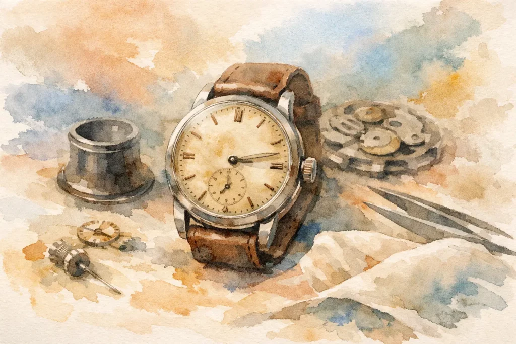 Gids voor behoud van uw vintage horloge