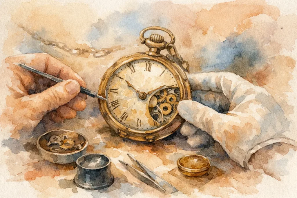 Restauratie van een erfstukhorloge met respect